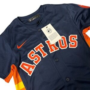 NEW Houston Astros Jersey Youth Kid Blue S 8 Tucker #30 MLB Limited Alt 2 Player